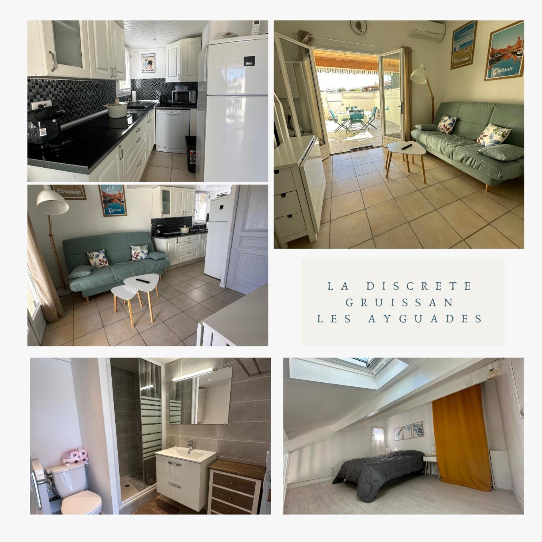 La Discrete Toute Equipee Avec Piscine Gruissan Extérieur photo